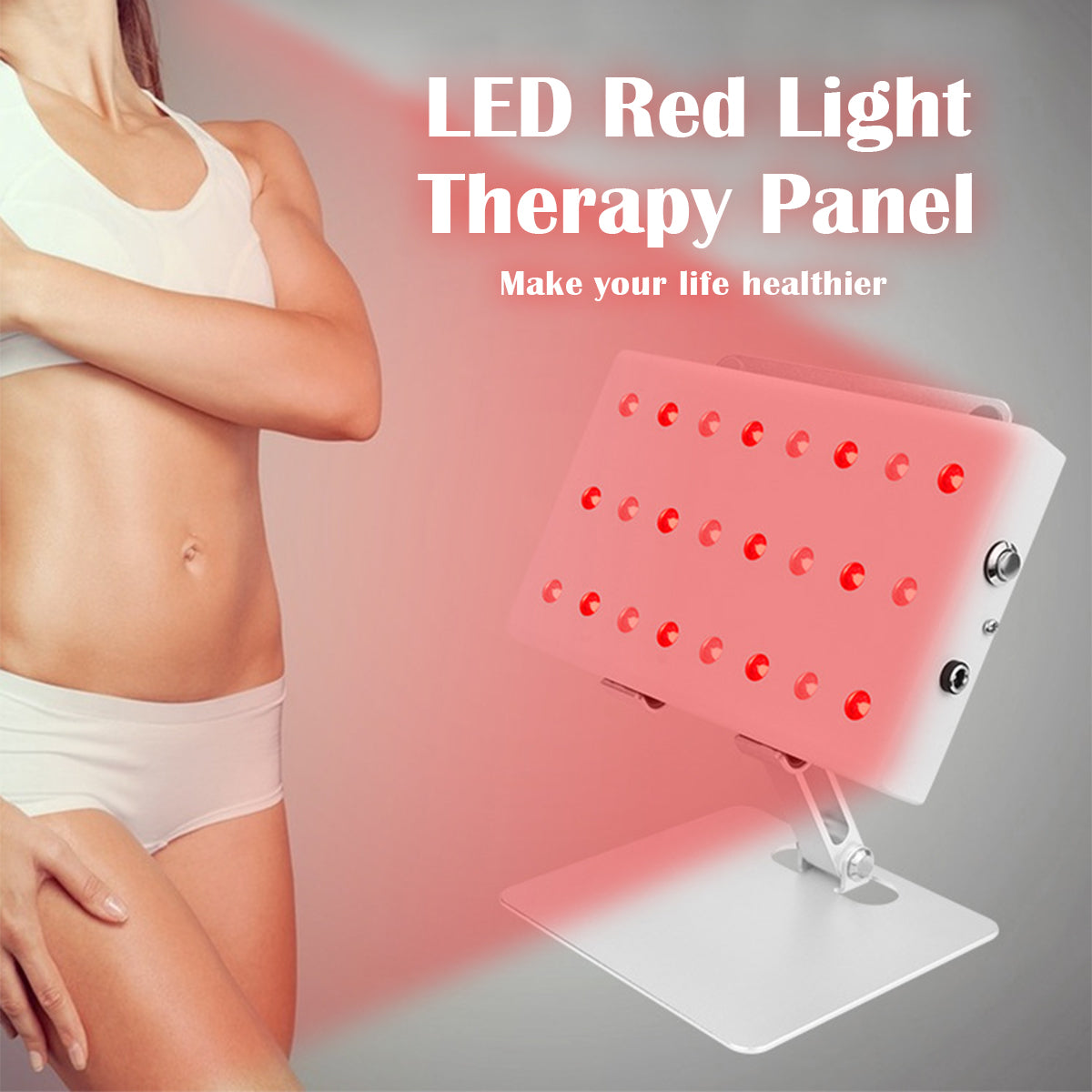 Defenni 48W Portable Home Red Light Therapy LED Lamp